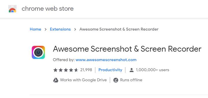 Awesome Screenshot - Best Extensions