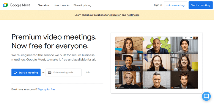 Google Meet (formerly Hangouts Meet) - Free Video Meetings